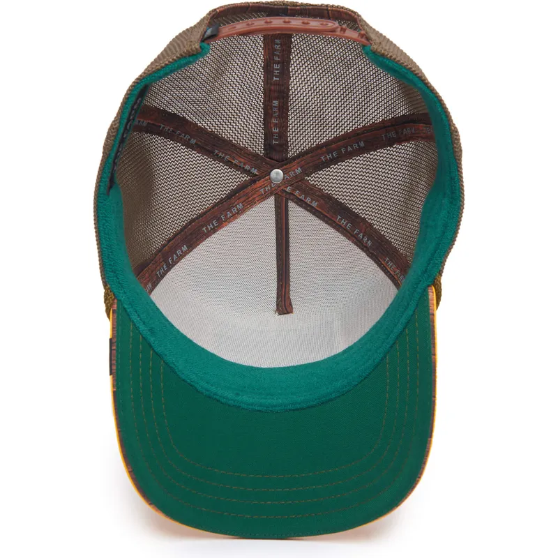 gul-og-brun-pelikan-trucker-kasket-captain-ol-man-bert-nautical-nonsense-the-farm-fra-goorin-bros