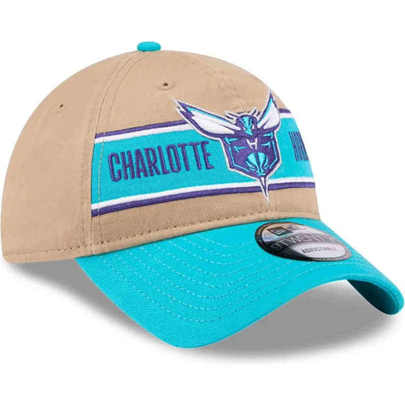 shapka-izvita-kafyav-reguliruem-9twenty-draft-2024-na-charlotte-hornets-nba-ot-new-era