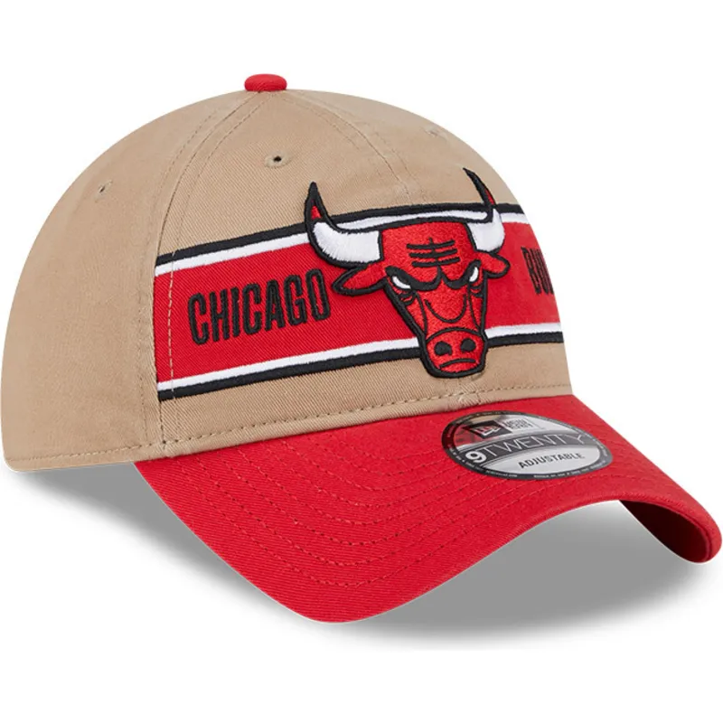 shapka-izvita-kafyav-reguliruem-9twenty-draft-2024-na-chicago-bulls-nba-ot-new-era