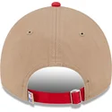 new-era-izvita-periferiya-9twenty-draft-2024-chicago-bulls-nba-kafyava-i-chervena-reguliruema-shapka