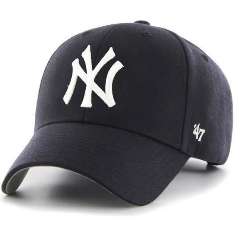marinebla-buet-kasket-fra-new-york-yankees-mlb-af-47-brand