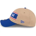 braune-und-blaue-verstellbare-curved-cap-9twenty-draft-2024-von-nba-von-new-era