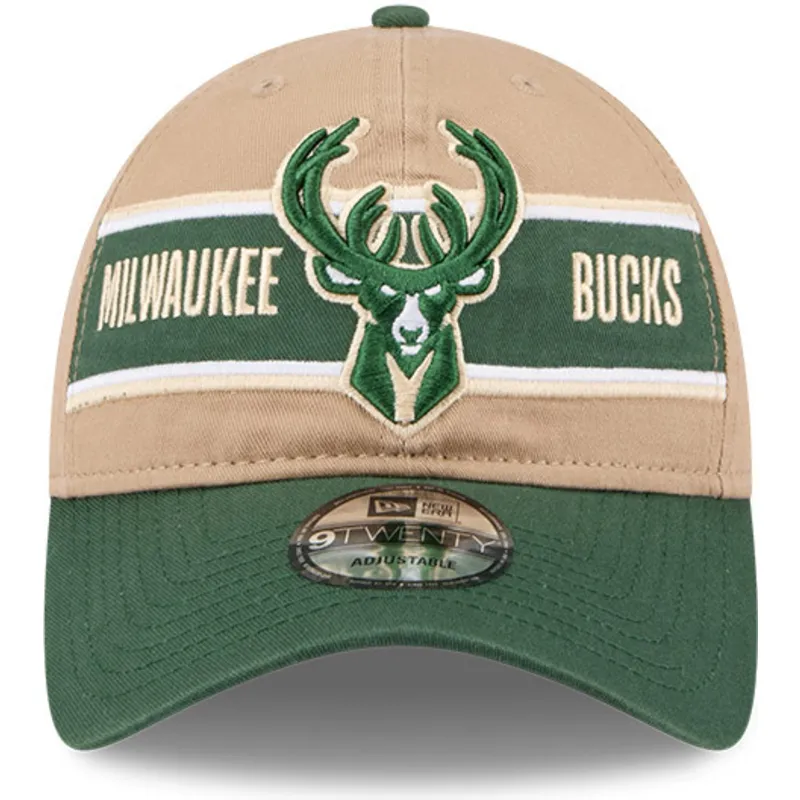 shapka-izvita-kafyav-reguliruem-9twenty-draft-2024-na-milwaukee-bucks-nba-ot-new-era