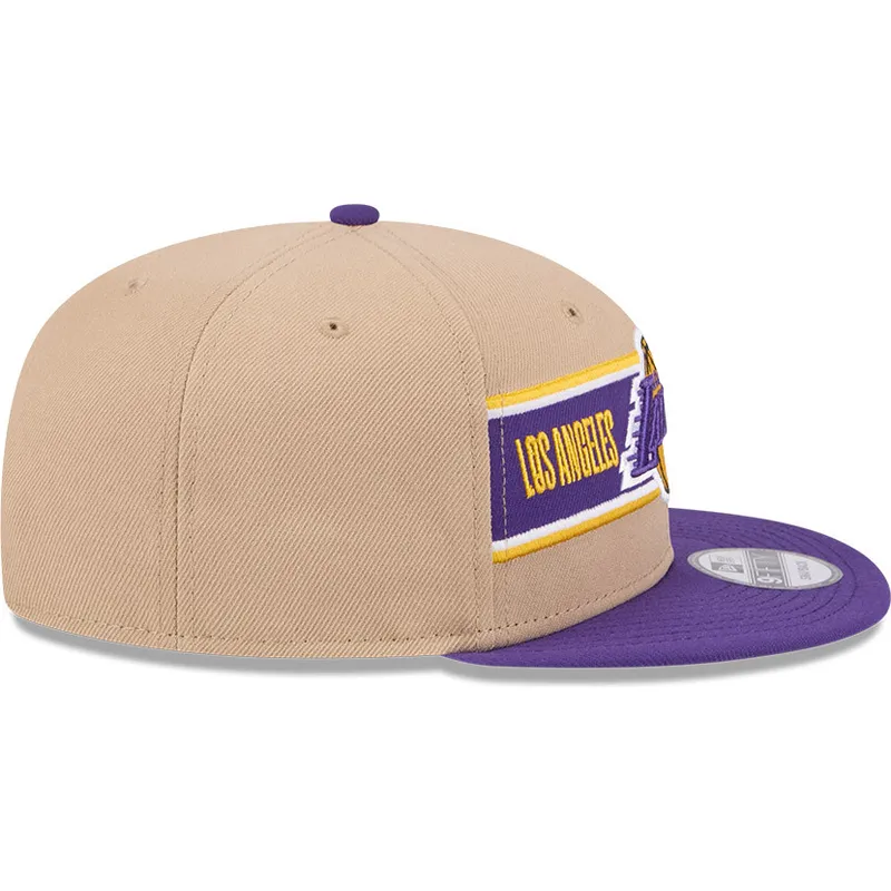 new-era-ploska-kozirka-9fifty-draft-2024-los-angeles-lakers-nba-kafyava-i-lilava-shapka-s-tik-tak