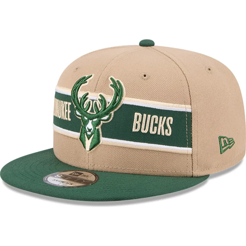 shapka-ploska-kafyav-snapbek-9fifty-draft-2024-na-milwaukee-bucks-nba-ot-new-era