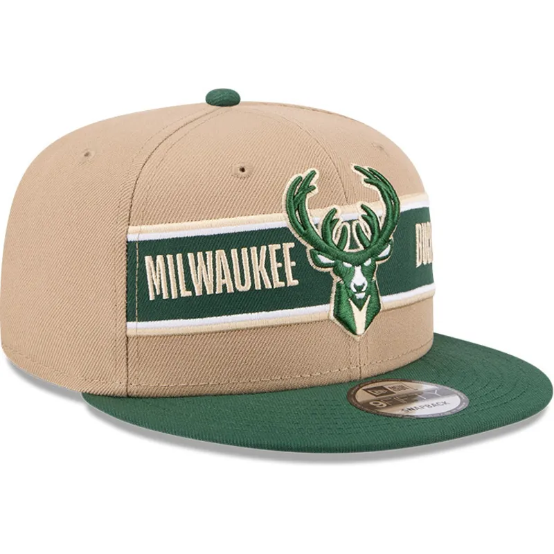 shapka-ploska-kafyav-snapbek-9fifty-draft-2024-na-milwaukee-bucks-nba-ot-new-era