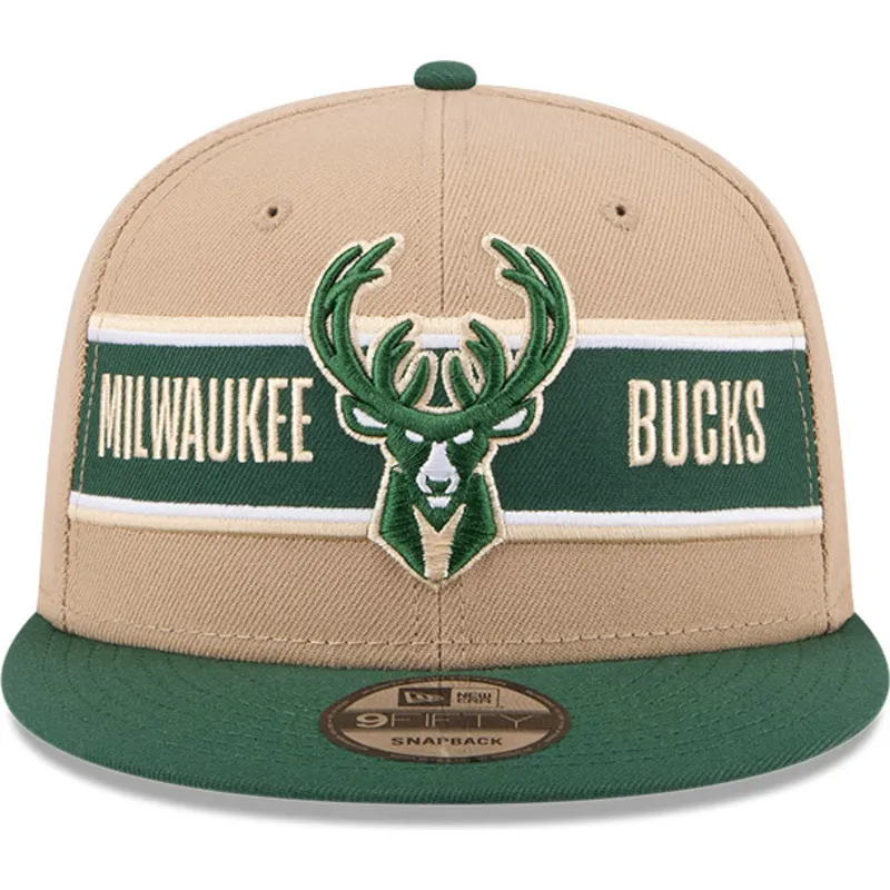 shapka-ploska-kafyav-snapbek-9fifty-draft-2024-na-milwaukee-bucks-nba-ot-new-era