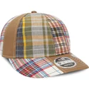 braune-gebogene-verstellbare-kappe-9fifty-retro-crown-relaxed-heritage-fit-von-new-era-x-original-madras-trading-company