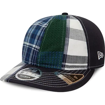 Шапка извита синя регулируем 9FIFTY Retro Crown Relaxed Heritage Fit от New Era