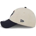 beige-og-marinebla-buet-snapback-kasket-all-star-game-9forty-stretch-snap-fan-pack-fra-mlb-fra-new-era