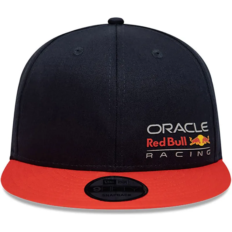 new-era-red-bull-racing-formula-1-9fifty-essential-marinebla-og-orange-snapback-flat-kasket