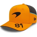 snapback-kappe-in-orange-und-grau-mit-gebogenem-schirm-oscar-piastri-9fifty-original-fit-von-mclaren-racing-formula-1-von-new-er