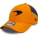 gorra-curva-naranja-y-gris-snapback-9forty-de-mclaren-racing-formula-1-de-new-era