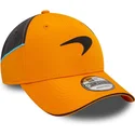 gorra-curva-naranja-y-gris-snapback-9forty-de-mclaren-racing-formula-1-de-new-era