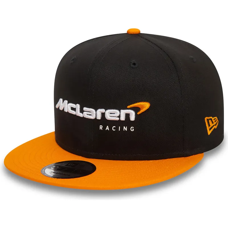 sort-og-orange-flat-cap-snapback-9fifty-essentials-fra-mclaren-racing-formula-1-fra-new-era