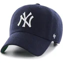 shapka-izvita-tmnosin-reguliruem-cinta-piel-na-new-york-yankees-mlb-ot-47-brand