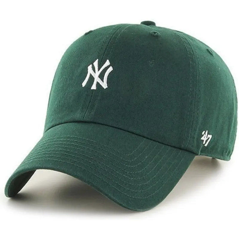 shapka-izvita-zelena-reguliruem-na-new-york-yankees-mlb-ot-47-brand