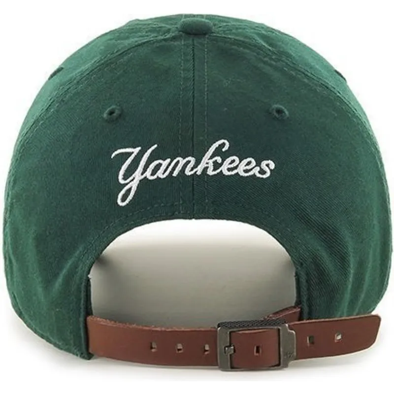 shapka-izvita-zelena-reguliruem-na-new-york-yankees-mlb-ot-47-brand
