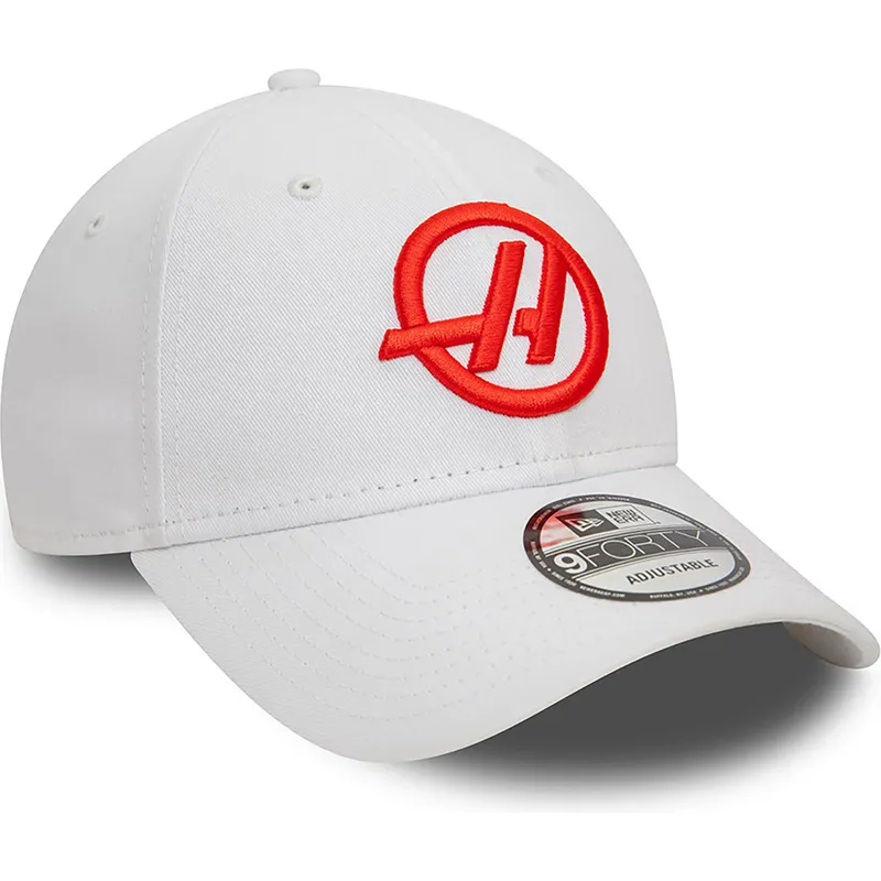 shapka-izvita-byala-snapbek-9forty-na-haas-f1-team-formula-1-ot-new-era shapka-izvita-byala-snapbek-9forty-na-haas-f1-team-formula-1-ot-new-era
