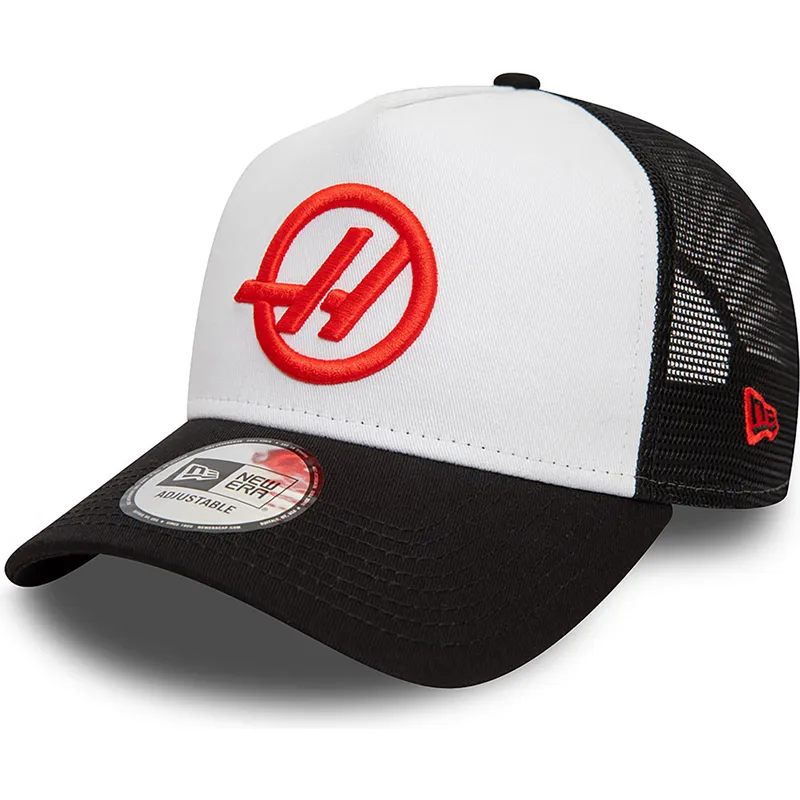 shapka-izvita-traker-cherna-snapbek-e-frame-na-haas-f1-team-formula-1-ot-new-era