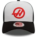 weiss-schwarze-trucker-kappe-e-frame-des-haas-f1-teams-formula-1-von-new-era