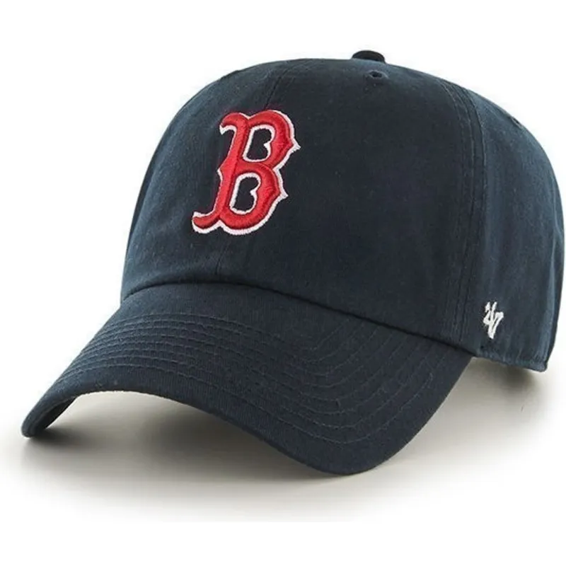 marinebla-buet-kasket-fra-boston-red-sox-mlb-clean-up-fra-47-brand