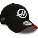 shapka-izvita-cherna-snapbek-9forty-side-patch-na-haas-f1-team-formula-1-ot-new-era