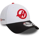 new-era-9forty-haas-f1-team-nico-hulkenberg-schwarz-weisse-snapback-kappe-mit-gebogenem-schirm