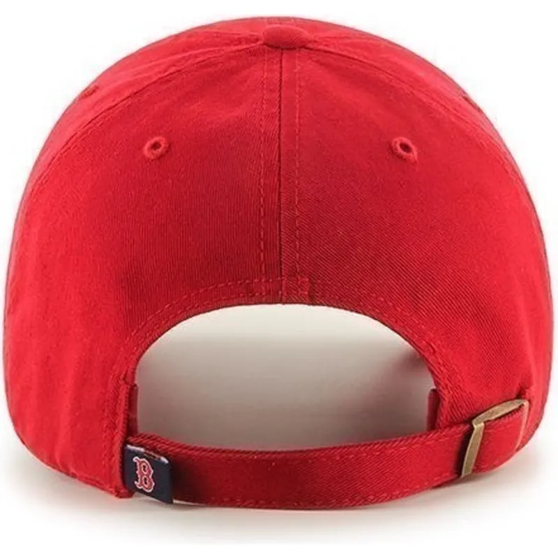 shapka-izvita-chervena-reguliruem-na-boston-red-sox-mlb-ot-47-brand