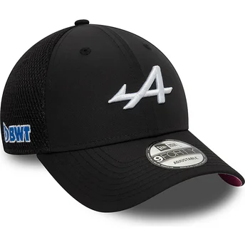 Schwarze 9FORTY Trucker-Kappe Alpine F1 Team Formel 1 von New Era
