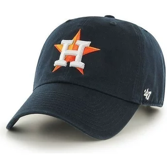 47 Brand Curved Brim Houston Astros MLB Clean Up Cap schwarz