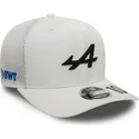 gorra-trucker-blanca-pierre-gasly-9fifty-original-fit-de-alpine-f1-team-formula-1-de-new-era