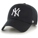 buet-sort-kasket-fra-new-york-yankees-mlb-clean-up-fra-47-brand