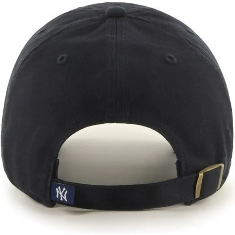 shapka-izvita-cherna-reguliruema-na-new-york-yankees-mlb-ot-47-brand