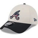 atlanta-braves-mlb-9forty-stretch-snap-4th-of-july-snapback-kappe-in-beige-und-marineblau-von-new-era