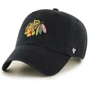 shapka-izvita-cherna-reguliruema-na-chicago-blackhawks-nhl-ot-47-brand