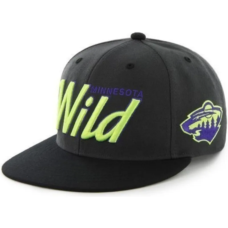 shapka-ploska-cherna-snapbek-letras-na-minnesota-wild-nhl-ot-47-brand