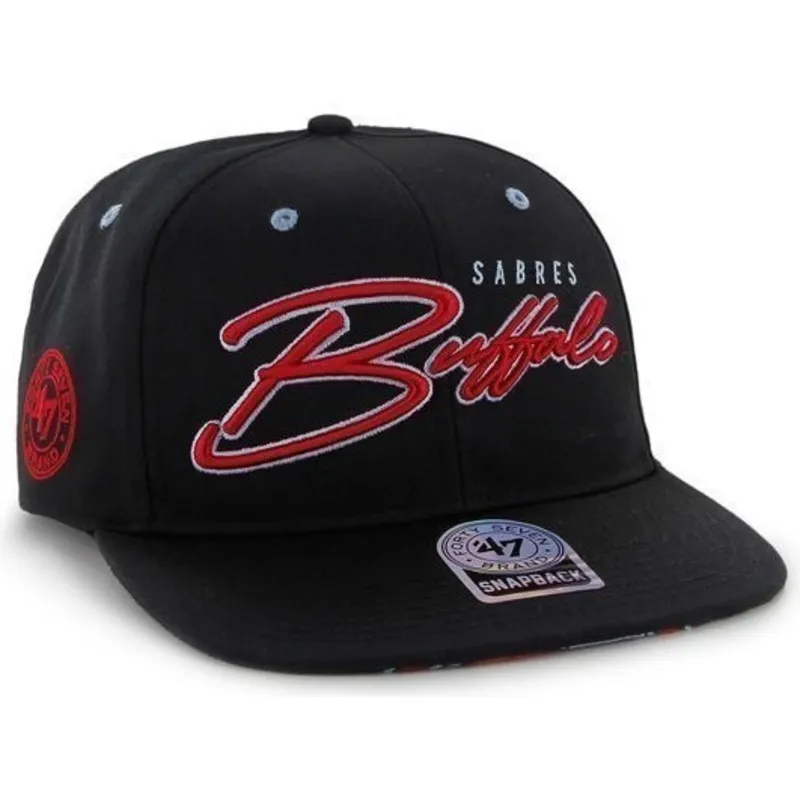 shapka-ploska-cherna-snapbek-letras-na-buffalo-sabres-nhl-ot-47-brand