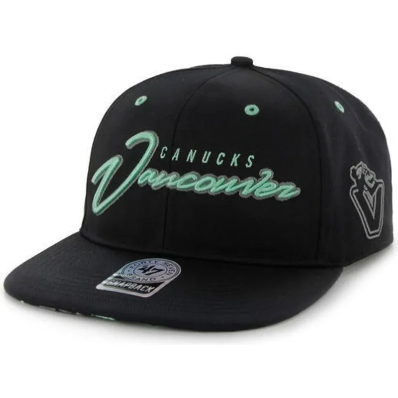 shapka-ploska-cherna-snapbek-de-letras-na-vancouver-canucks-nhl-ot-47-brand shapka-ploska-cherna-snapbek-de-letras-na-vancouver-canucks-nhl-ot-47-brand