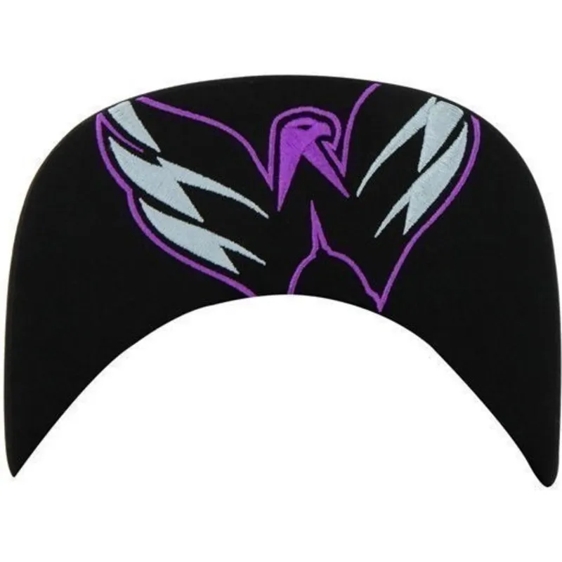 shapka-ploska-cherna-snapbek-letras-na-washington-capitals-nhl-ot-47-brand