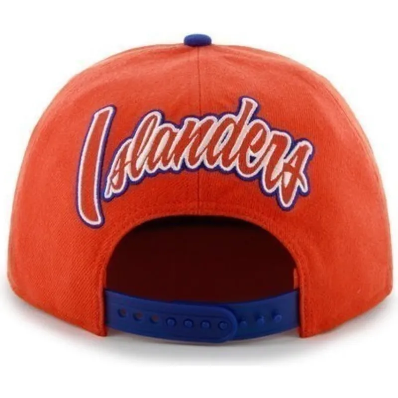 shapka-ploska-oranzhev-snapbek-na-new-york-islanders-nhl-ot-47-brand