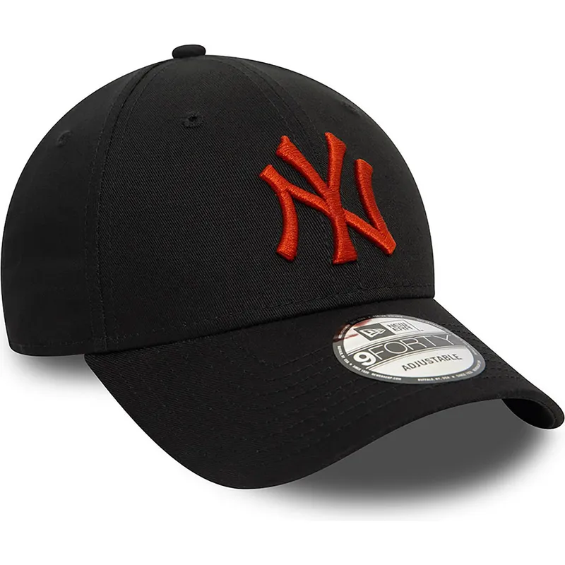 shapka-izvita-cherna-reguliruem-9forty-league-essential-na-new-york-yankees-mlb-ot-new-era