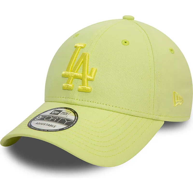 shapka-izvita-zelena-reguliruem-9forty-league-essential-na-los-angeles-dodgers-mlb-ot-new-era