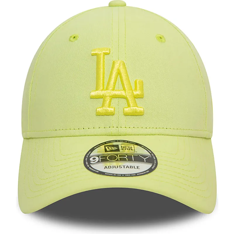 shapka-izvita-zelena-reguliruem-9forty-league-essential-na-los-angeles-dodgers-mlb-ot-new-era