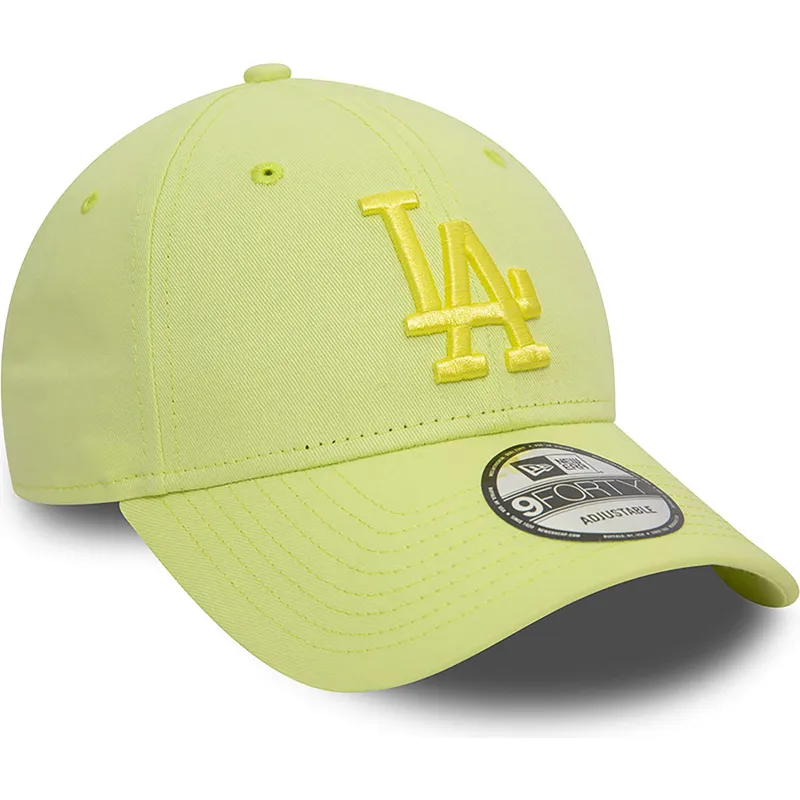 shapka-izvita-zelena-reguliruem-9forty-league-essential-na-los-angeles-dodgers-mlb-ot-new-era