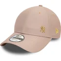 shapka-izvita-bezhov-reguliruem-dorado-9forty-flawless-na-new-york-yankees-mlb-ot-new-era