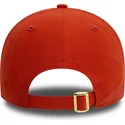 casquette-courbee-rouge-ajustable-avec-logo-dore-9forty-flawless-new-york-yankees-mlb-new-era