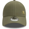 shapka-izvita-zelena-reguliruem-dorado-9forty-flawless-na-new-york-yankees-mlb-ot-new-era