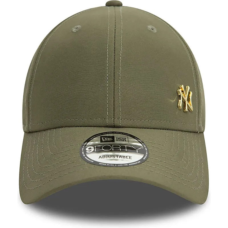 shapka-izvita-zelena-reguliruem-dorado-9forty-flawless-na-new-york-yankees-mlb-ot-new-era