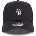 new-era-mlb-new-york-yankees-a-frame-metallic-trucker-cap-in-marineblau